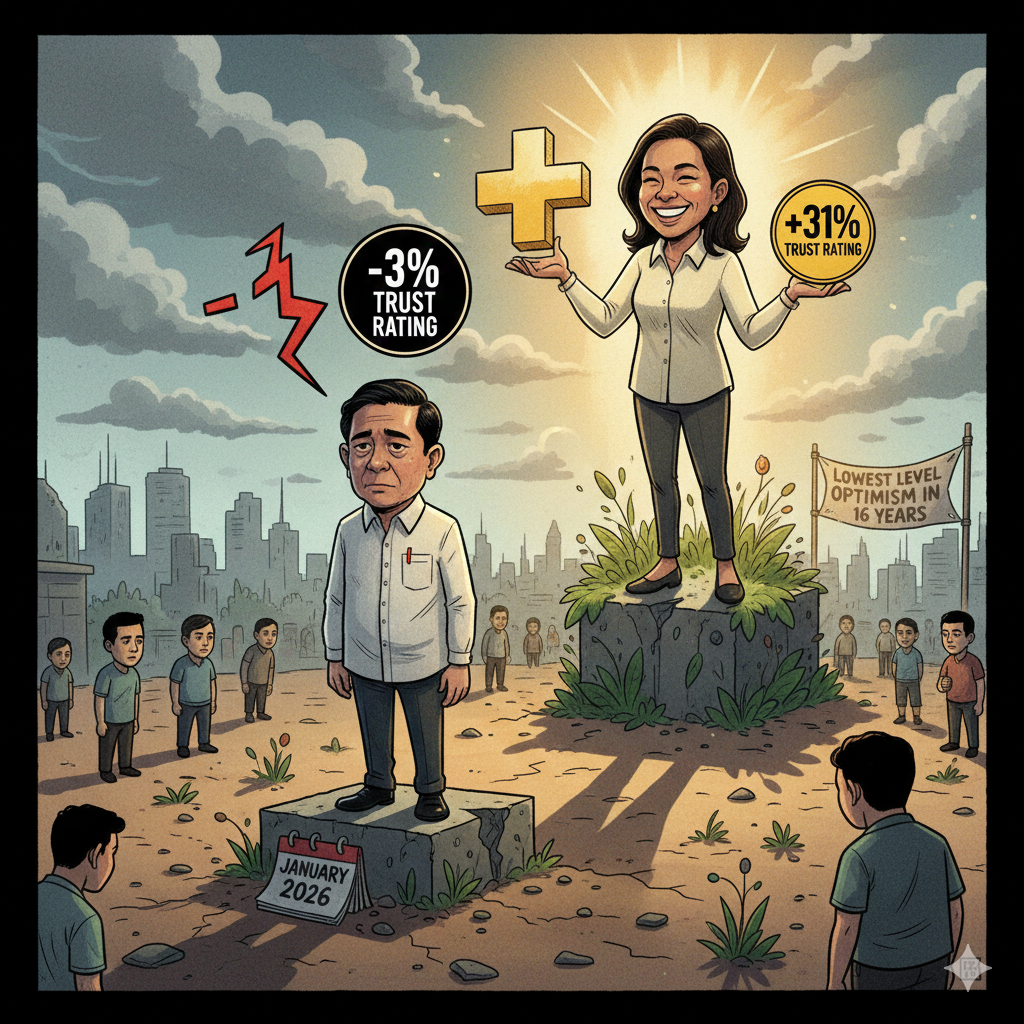 Marcos Trust Rating Crashes to -3%