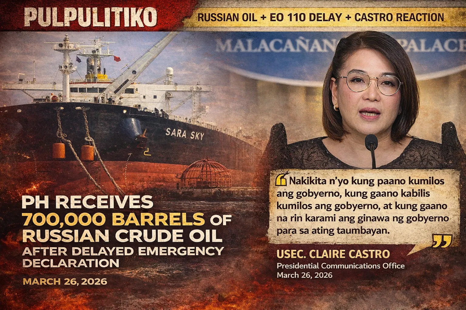 Two Separate Oil Shipments Arrive in Philippines Amid National Energy Emergency
